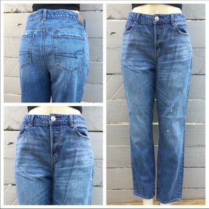 American Eagle TOMGIRL Button Fly Jeans Size 10R